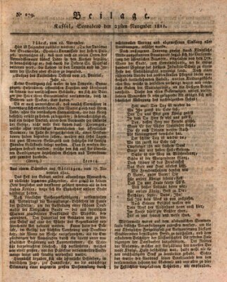 Le Moniteur westphalien = Westphälischer Moniteur (Le Moniteur westphalien) Samstag 23. November 1811