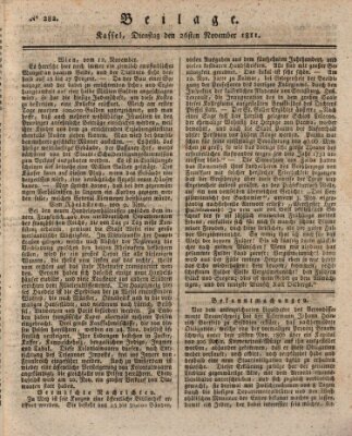 Le Moniteur westphalien = Westphälischer Moniteur (Le Moniteur westphalien) Dienstag 26. November 1811