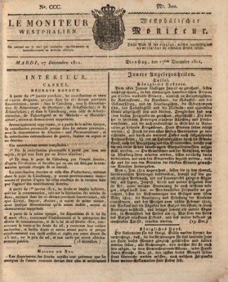 Le Moniteur westphalien = Westphälischer Moniteur (Le Moniteur westphalien) Dienstag 17. Dezember 1811