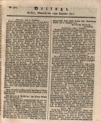 Le Moniteur westphalien = Westphälischer Moniteur (Le Moniteur westphalien) Mittwoch 18. Dezember 1811