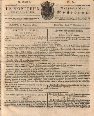 Le Moniteur westphalien = Westphälischer Moniteur (Le Moniteur westphalien) Dienstag 31. Dezember 1811