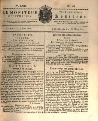 Le Moniteur westphalien = Westphälischer Moniteur (Le Moniteur westphalien) Samstag 14. März 1812