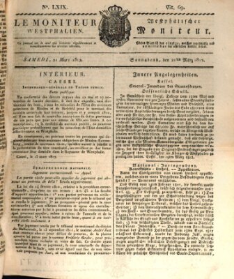 Le Moniteur westphalien = Westphälischer Moniteur (Le Moniteur westphalien) Samstag 21. März 1812