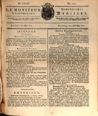 Le Moniteur westphalien = Westphälischer Moniteur (Le Moniteur westphalien) Dienstag 26. Mai 1812