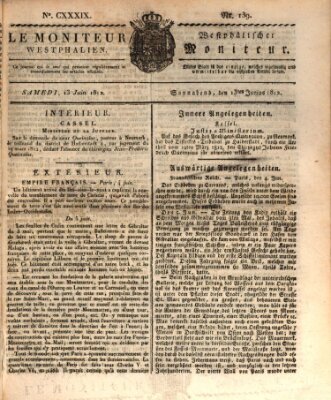 Le Moniteur westphalien = Westphälischer Moniteur (Le Moniteur westphalien) Samstag 13. Juni 1812