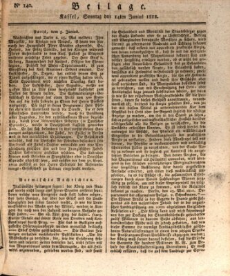 Le Moniteur westphalien = Westphälischer Moniteur (Le Moniteur westphalien) Sonntag 14. Juni 1812