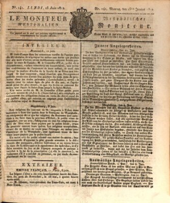 Le Moniteur westphalien = Westphälischer Moniteur (Le Moniteur westphalien) Montag 15. Juni 1812