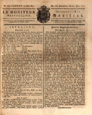 Le Moniteur westphalien = Westphälischer Moniteur (Le Moniteur westphalien) Samstag 27. Juni 1812