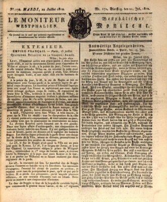 Le Moniteur westphalien = Westphälischer Moniteur (Le Moniteur westphalien) Dienstag 21. Juli 1812