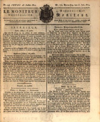 Le Moniteur westphalien = Westphälischer Moniteur (Le Moniteur westphalien) Donnerstag 23. Juli 1812