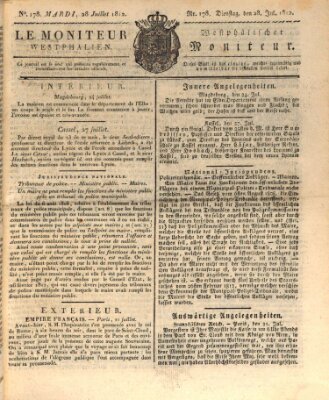 Le Moniteur westphalien = Westphälischer Moniteur (Le Moniteur westphalien) Dienstag 28. Juli 1812