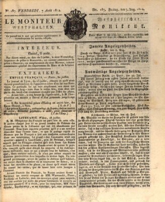 Le Moniteur westphalien = Westphälischer Moniteur (Le Moniteur westphalien) Freitag 7. August 1812