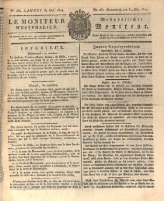 Le Moniteur westphalien = Westphälischer Moniteur (Le Moniteur westphalien) Samstag 31. Oktober 1812