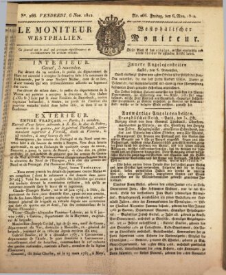 Le Moniteur westphalien = Westphälischer Moniteur (Le Moniteur westphalien) Freitag 6. November 1812