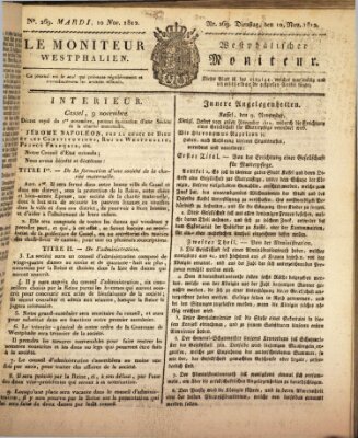 Le Moniteur westphalien = Westphälischer Moniteur (Le Moniteur westphalien) Dienstag 10. November 1812