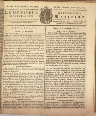 Le Moniteur westphalien = Westphälischer Moniteur (Le Moniteur westphalien) Mittwoch 25. November 1812