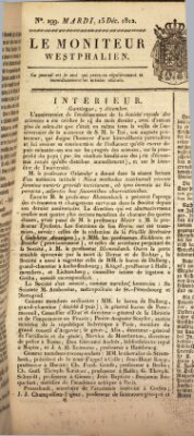 Le Moniteur westphalien = Westphälischer Moniteur (Le Moniteur westphalien) Dienstag 15. Dezember 1812