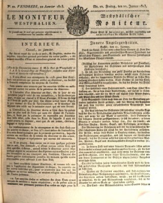 Le Moniteur westphalien = Westphälischer Moniteur (Le Moniteur westphalien) Freitag 22. Januar 1813