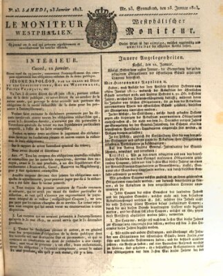 Le Moniteur westphalien = Westphälischer Moniteur (Le Moniteur westphalien) Samstag 23. Januar 1813