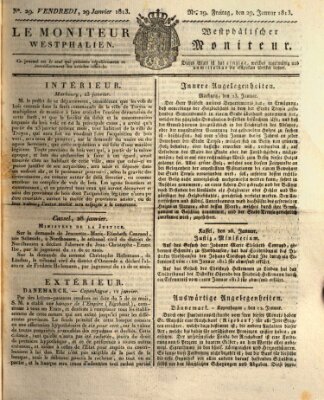 Le Moniteur westphalien = Westphälischer Moniteur (Le Moniteur westphalien) Freitag 29. Januar 1813