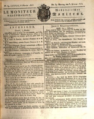 Le Moniteur westphalien = Westphälischer Moniteur (Le Moniteur westphalien) Montag 8. Februar 1813