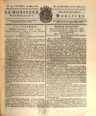 Le Moniteur westphalien = Westphälischer Moniteur (Le Moniteur westphalien) Samstag 20. März 1813