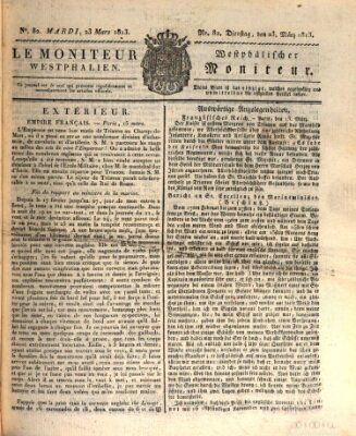 Le Moniteur westphalien = Westphälischer Moniteur (Le Moniteur westphalien) Dienstag 23. März 1813