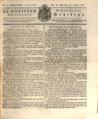 Le Moniteur westphalien = Westphälischer Moniteur (Le Moniteur westphalien) Sonntag 11. April 1813