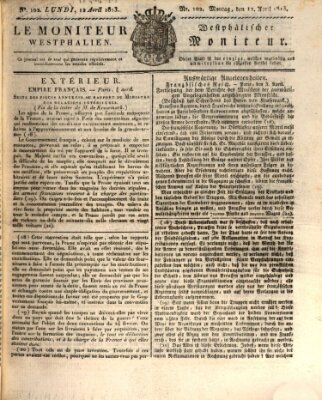 Le Moniteur westphalien = Westphälischer Moniteur (Le Moniteur westphalien) Montag 12. April 1813