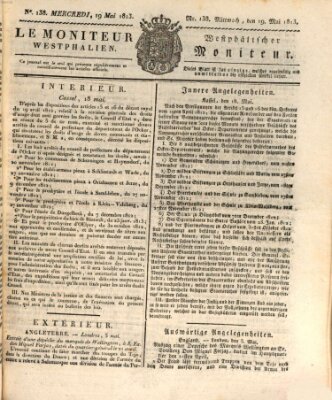 Le Moniteur westphalien = Westphälischer Moniteur (Le Moniteur westphalien) Mittwoch 19. Mai 1813