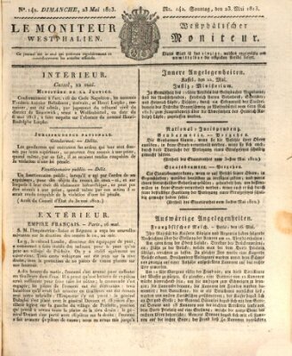 Le Moniteur westphalien = Westphälischer Moniteur (Le Moniteur westphalien) Sonntag 23. Mai 1813