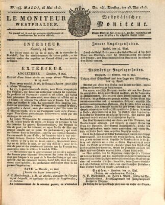 Le Moniteur westphalien = Westphälischer Moniteur (Le Moniteur westphalien) Dienstag 25. Mai 1813