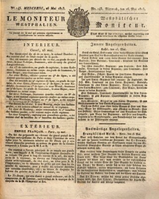 Le Moniteur westphalien = Westphälischer Moniteur (Le Moniteur westphalien) Mittwoch 26. Mai 1813