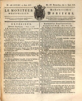 Le Moniteur westphalien = Westphälischer Moniteur (Le Moniteur westphalien) Donnerstag 17. Juni 1813