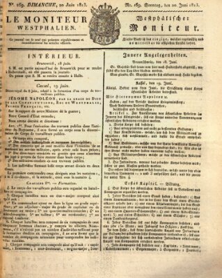 Le Moniteur westphalien = Westphälischer Moniteur (Le Moniteur westphalien) Sonntag 20. Juni 1813