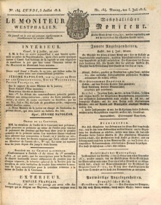 Le Moniteur westphalien = Westphälischer Moniteur (Le Moniteur westphalien) Montag 5. Juli 1813