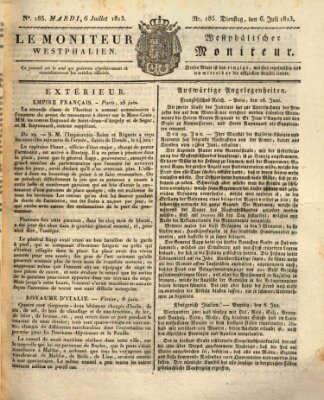 Le Moniteur westphalien = Westphälischer Moniteur (Le Moniteur westphalien) Dienstag 6. Juli 1813