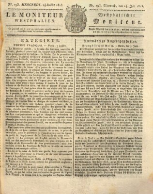 Le Moniteur westphalien = Westphälischer Moniteur (Le Moniteur westphalien) Mittwoch 14. Juli 1813