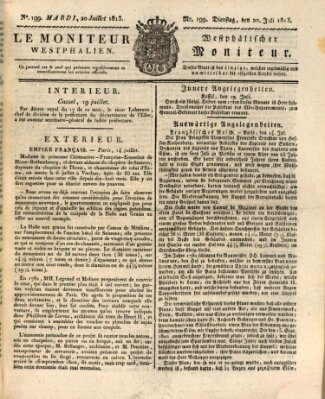 Le Moniteur westphalien = Westphälischer Moniteur (Le Moniteur westphalien) Dienstag 20. Juli 1813