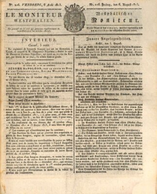 Le Moniteur westphalien = Westphälischer Moniteur (Le Moniteur westphalien) Freitag 6. August 1813