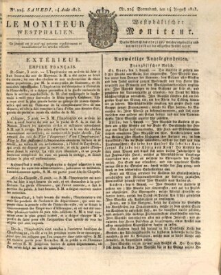 Le Moniteur westphalien = Westphälischer Moniteur (Le Moniteur westphalien) Samstag 14. August 1813