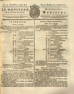 Le Moniteur westphalien = Westphälischer Moniteur (Le Moniteur westphalien) Dienstag 17. August 1813