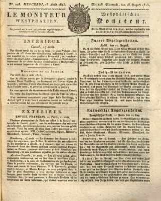 Le Moniteur westphalien = Westphälischer Moniteur (Le Moniteur westphalien) Mittwoch 18. August 1813