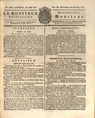 Le Moniteur westphalien = Westphälischer Moniteur (Le Moniteur westphalien) Samstag 28. August 1813