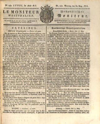 Le Moniteur westphalien = Westphälischer Moniteur (Le Moniteur westphalien) Montag 30. August 1813