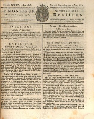 Le Moniteur westphalien = Westphälischer Moniteur (Le Moniteur westphalien) Donnerstag 2. September 1813