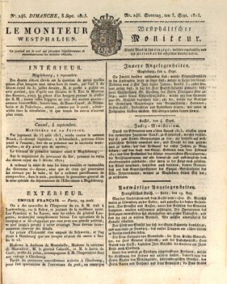 Le Moniteur westphalien = Westphälischer Moniteur (Le Moniteur westphalien) Sonntag 5. September 1813