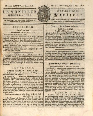 Le Moniteur westphalien = Westphälischer Moniteur (Le Moniteur westphalien) Donnerstag 23. September 1813