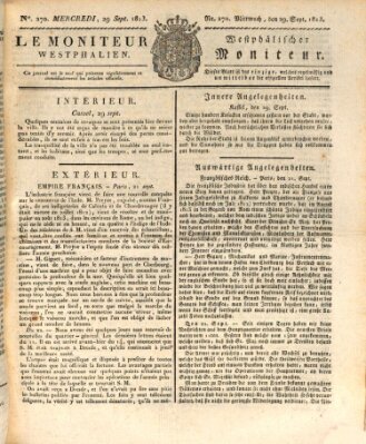 Le Moniteur westphalien = Westphälischer Moniteur (Le Moniteur westphalien) Mittwoch 29. September 1813