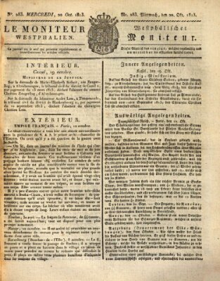 Le Moniteur westphalien = Westphälischer Moniteur (Le Moniteur westphalien) Mittwoch 20. Oktober 1813